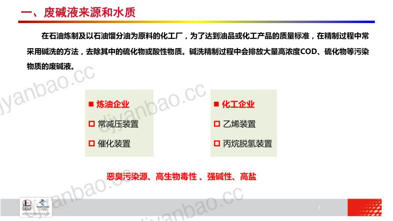 大型乙烯废碱湿式氧化处理技术及工业应用 第3页