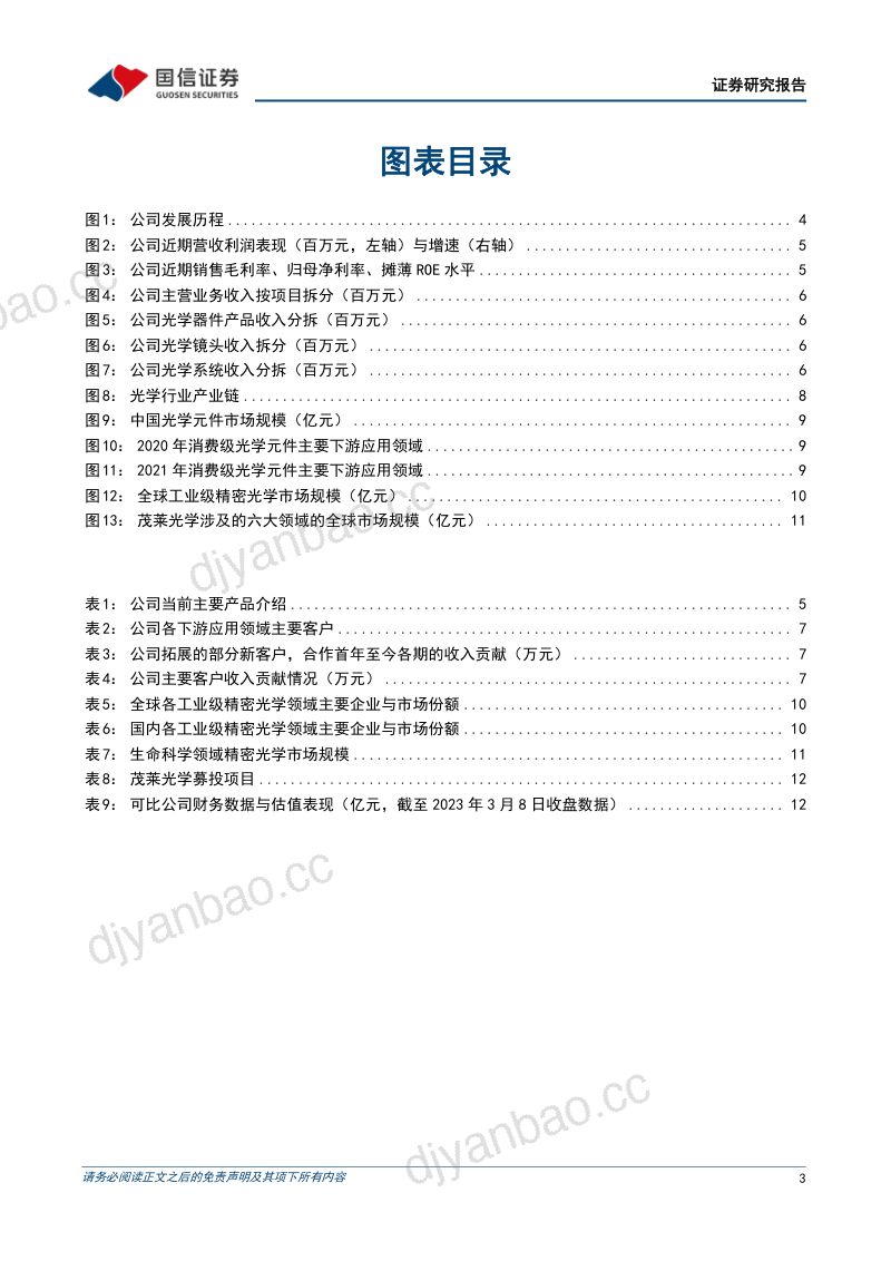 N茂莱-公司研究报告-国内稀缺的工业级精密光学产品定制商- 第3页