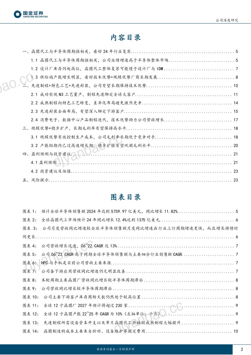 台积电-美股公司深度研究技术领先规模优势看好受益半导体行业复苏- 第2页