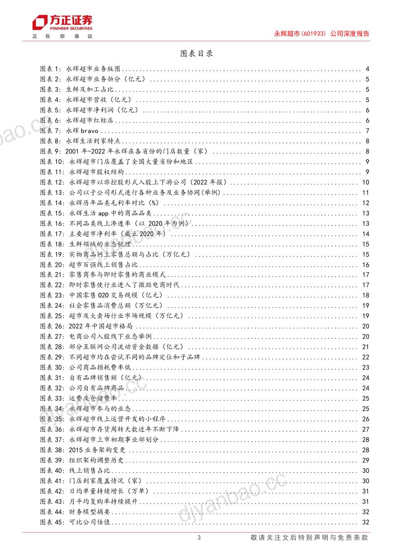 永辉超市-公司深度报告生鲜特色超市龙头持续改革探索全渠道零售- 第3页