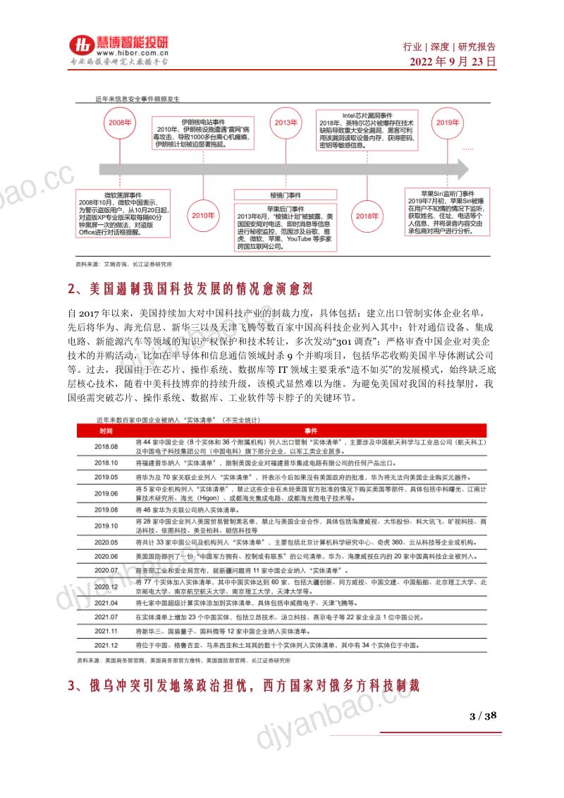 信创行业深度现状及展望产业链及相关公司深度梳理- 第3页