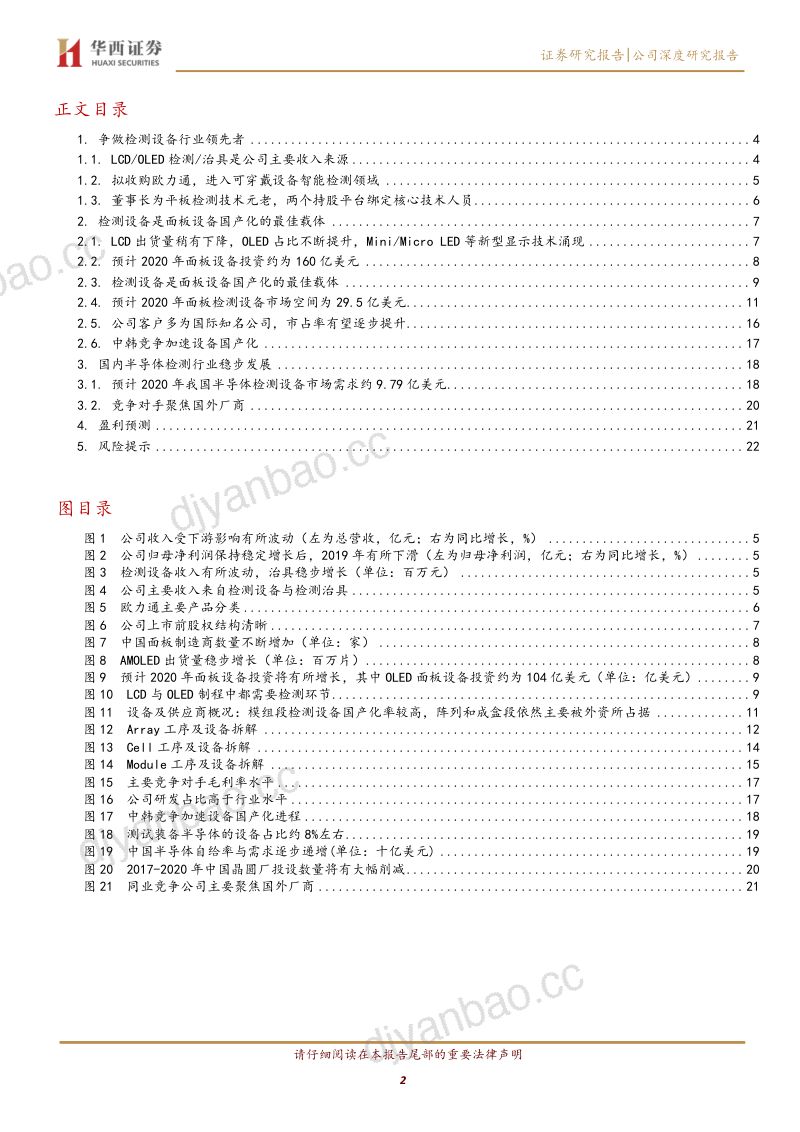 公司研究华兴源创-深耕面板与半导体检测进口替代大有可为- 第2页