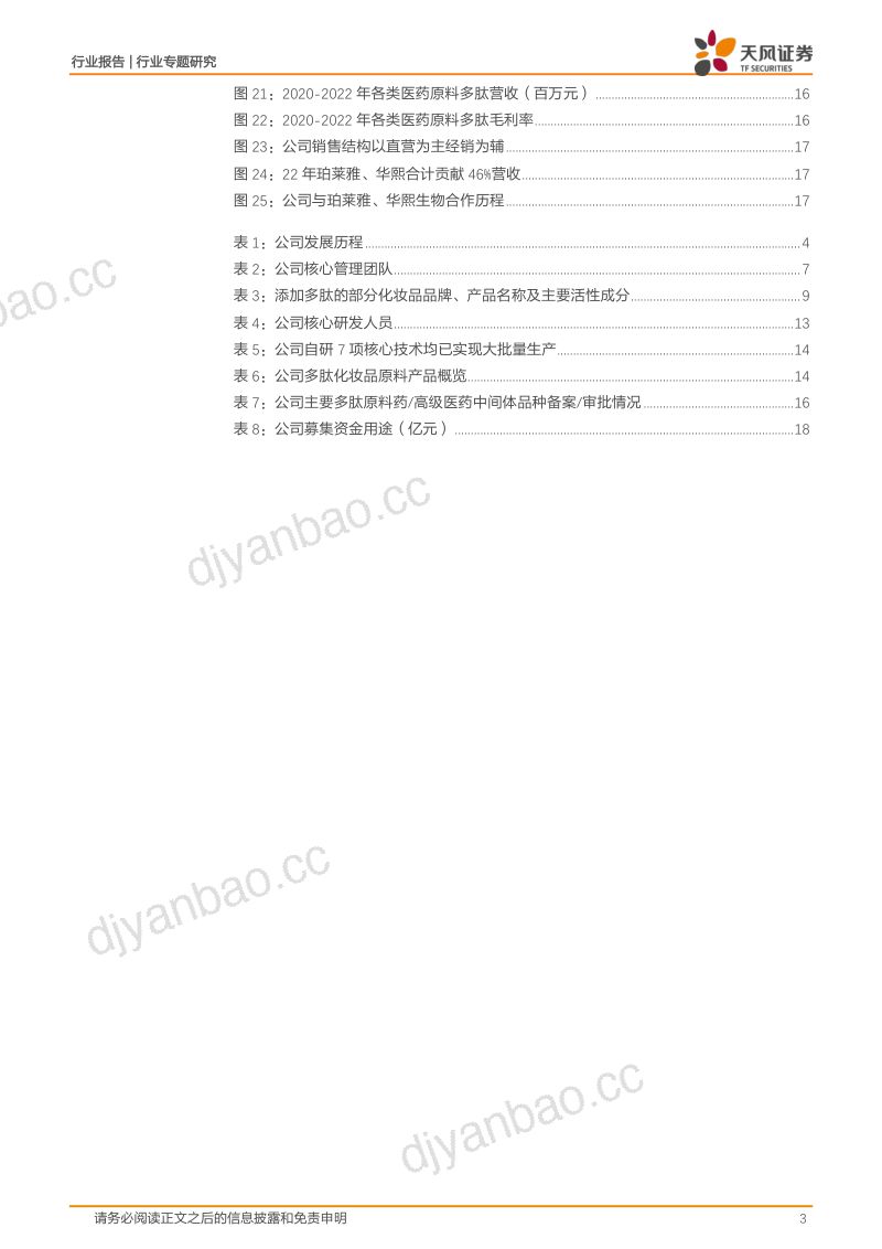 美容护理行业湃肽生物国内多肽化妆品原料领军者- 第3页