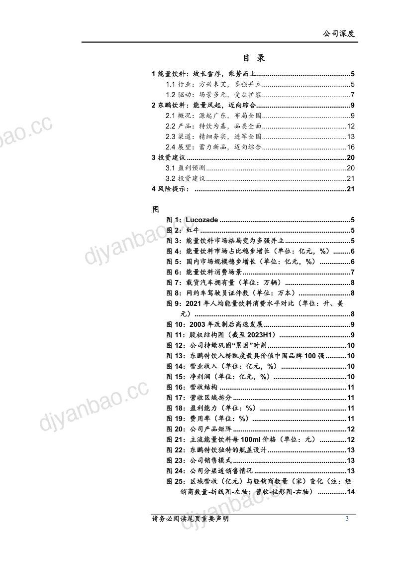 东鹏饮料首次覆盖:旭日东升,鹏抟九州 第3页