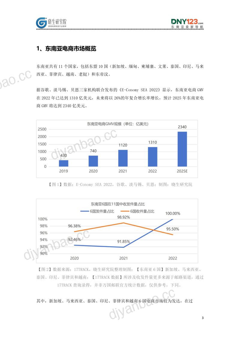东南亚跨境电商物流研究报告 第3页