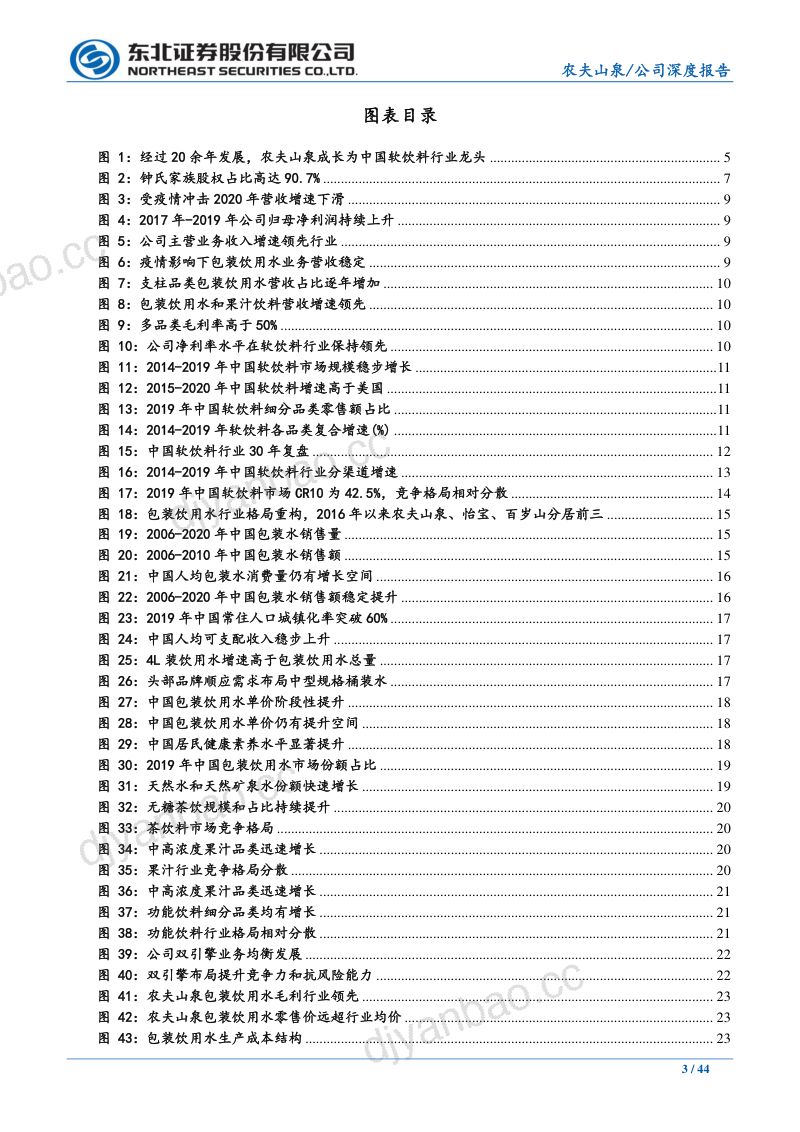农夫山泉-公司深度报告匠心独运水到渠成- 第3页