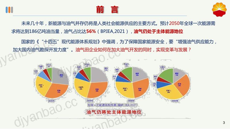 油气田企业能源革命战略思考 第3页