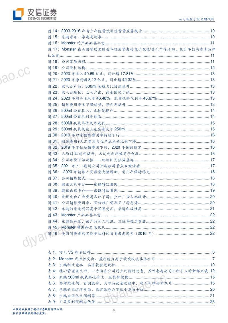 公司研究东鹏饮料-进击的能量饮料巨头持续兑现高成长- 第3页
