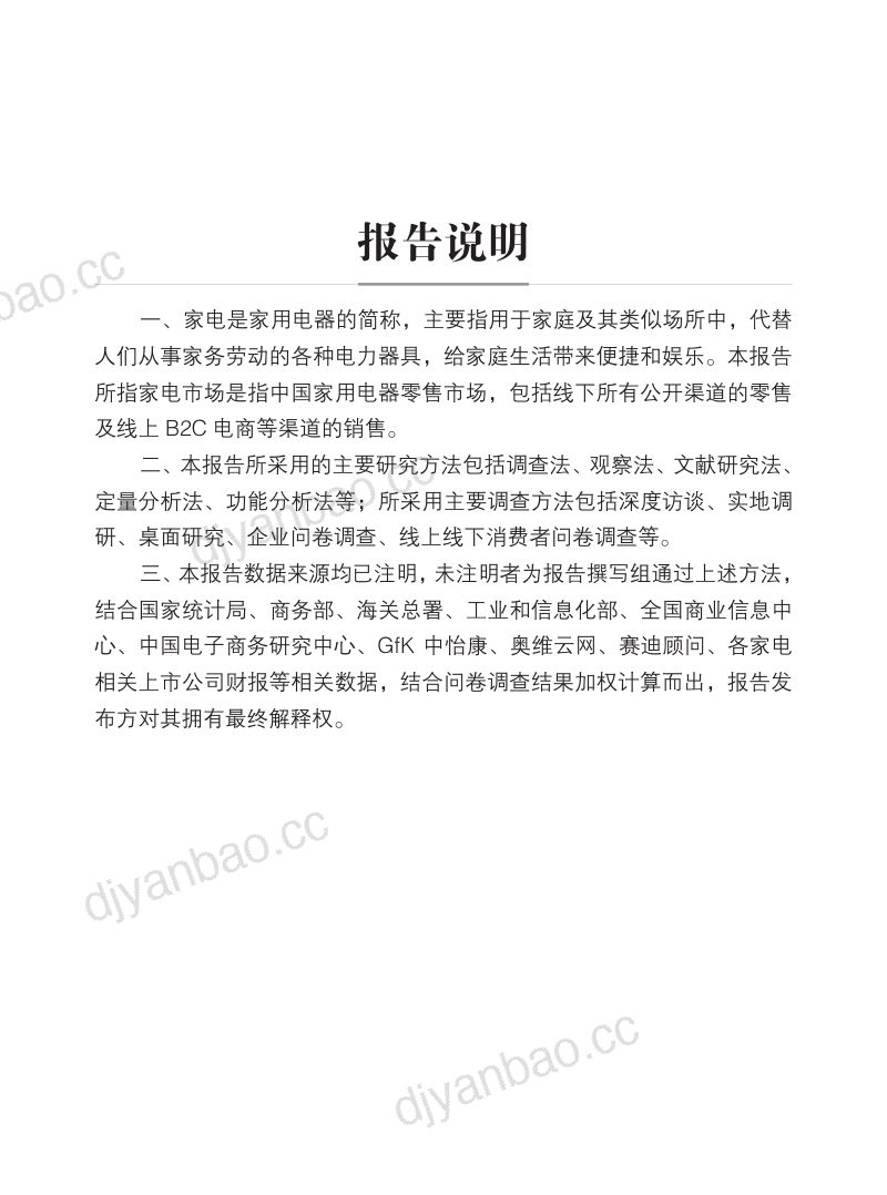2021年上半年中国家电市场报告(31页) 第2页