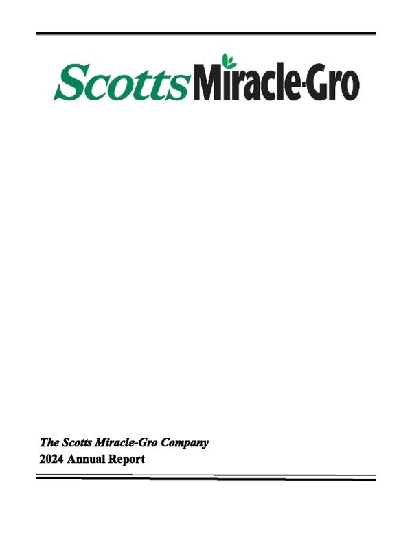 The Scotts Miracle-Gro Co 2023年度报告