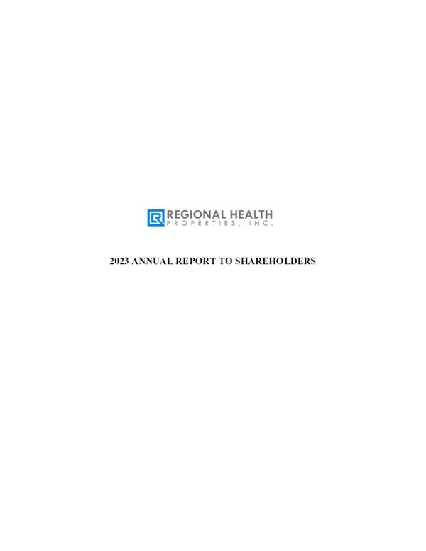 Regional Health Properties Inc 2023年度报告