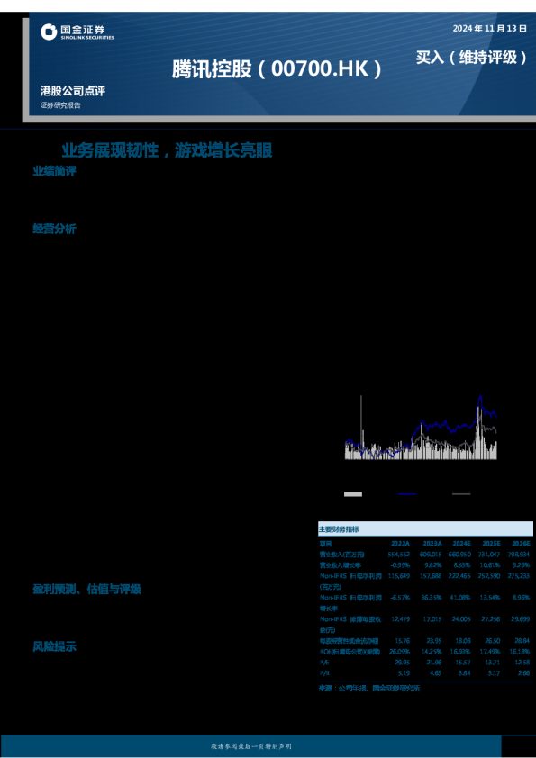 业务展现韧性,游戏增长亮眼