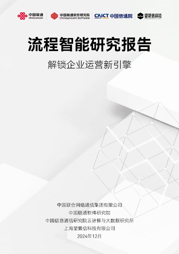 流程智能研究报告(2024)