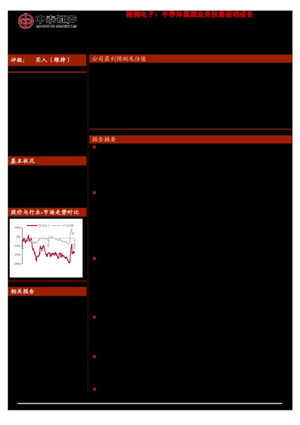 精测电子:半导体量测业务放量驱动成长