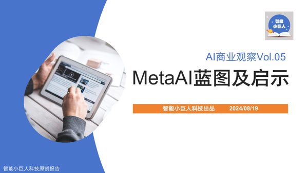 2024AI商业观察Vol.05 MetaAI蓝图及启示