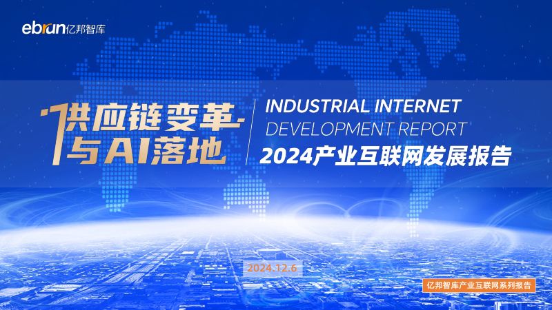 亿邦智库:2024产业互联网发展报告(72页)
