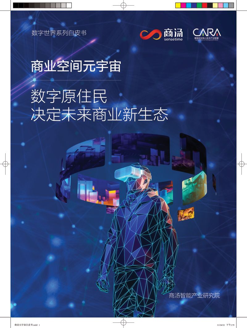 商汤科技2022年商业空间元宇宙数字原住民决定未来商业新生态白皮书