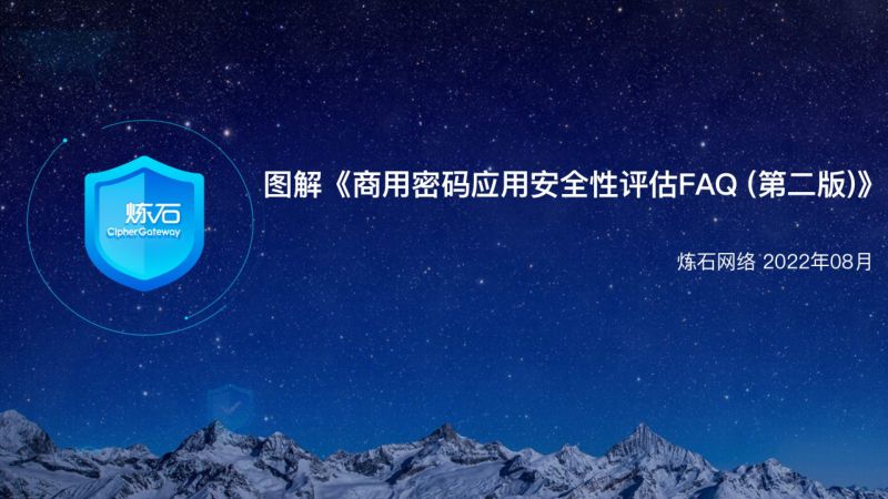 图解《商用密码应用安全性评估FAQ(第二版)》