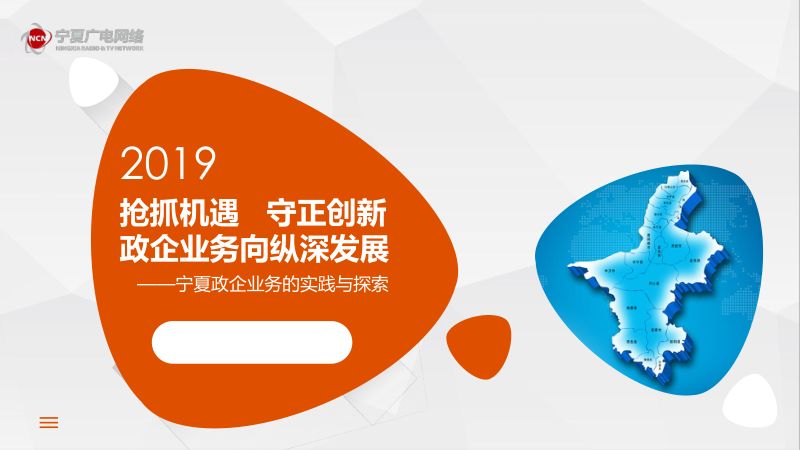 2019年抢抓机遇守正创新-政企业务向纵深发展
