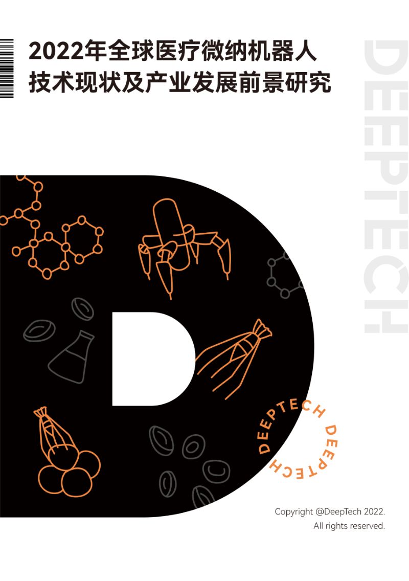 DeepTech2022全球医疗微纳机器人技术现状及产业发展前景研究报告