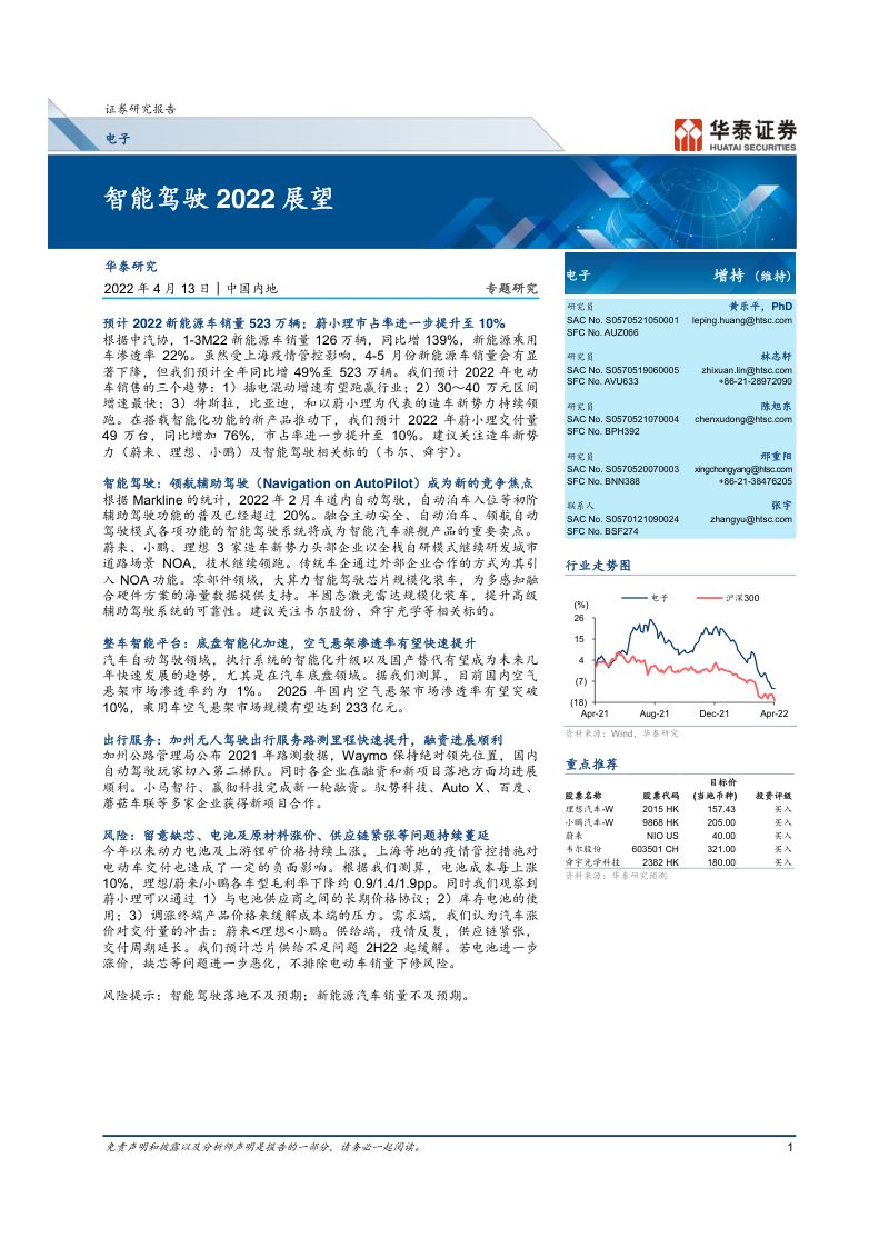 65-华泰证券-智能驾驶2022展望