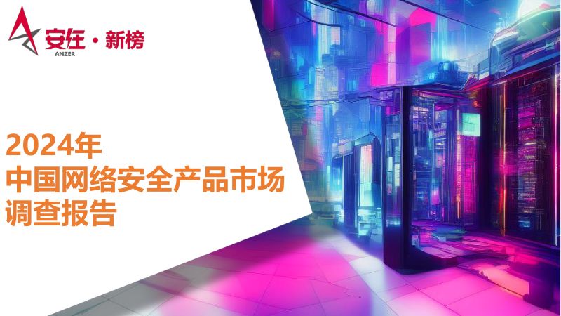 安在2024年中国网络安全产品市场调查报告