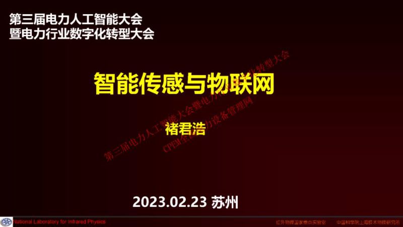 中国电力:智能传感与物联网(2023)