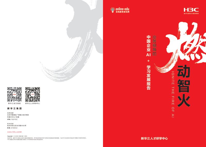 新华三2024燃动智火业务视角的中国企业AI学习发展报告