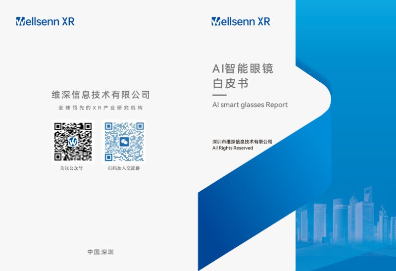 维深Wellsenn2024年AI智能眼镜白皮书