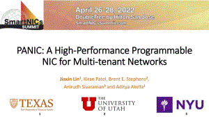 1C-202_PANIC A High-Performance Programmable NIC for Multi-tenant Networks-University