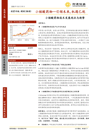 【研报】医药生物行业专题报告：小核酸药物技术发展现状与趋势小核酸药物~引领未来机遇已现-20201019（56页）