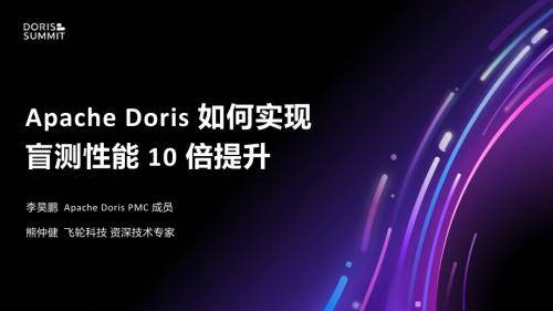 10. Apache Doris 如何实现盲测性能 10 倍提升