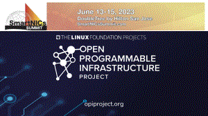 Special Presentation 6：Open Programmable Infrastructure
