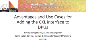 1A-202_Advantages and Use Cases for Adding the CXL interface to DPUs- ARM