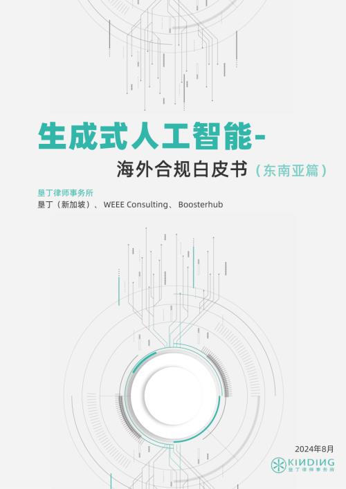 垦丁：2024生成式人工智能海外合规白皮书-东南亚篇（125页）