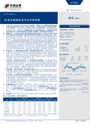 家居行业系列报告三：AI技术赋能家居行业升级创新-230516（19页）