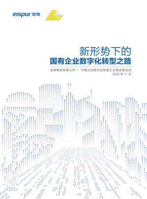 浪潮：新形势下的国有企业数字化转型之路（19页）