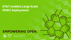AT&T enables Large Scale SONiC Deployment