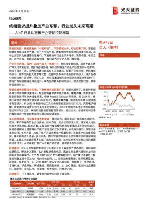 AIoT行业动态报告之智能控制器篇:终端需求提升叠加产业东移行业龙头未来可期-20220311(27页)