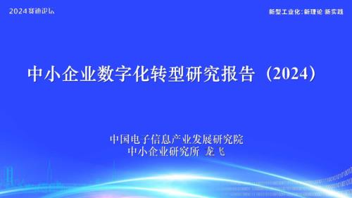赛迪:中小企业数字化转型研究报告(2024)(27页)