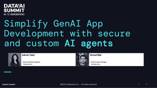 使用安全的自定义 AI 代理简化 GenAI 应用程序开发
