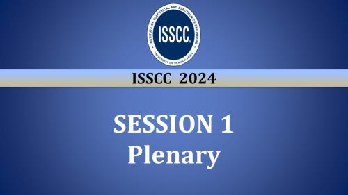 SESSION 1 - Plenary