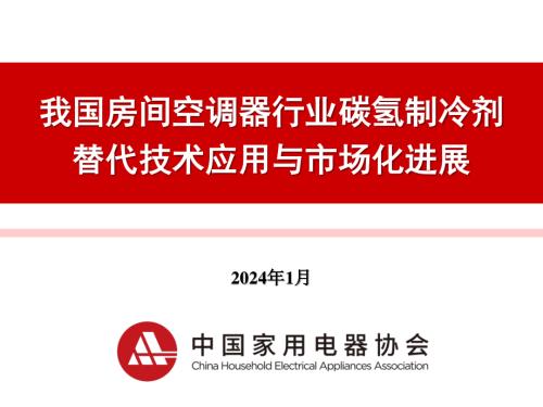3.我国房间空调器行业碳氢制冷剂替代技术应用与市场化进展-陈建明