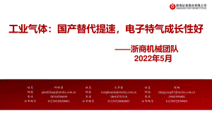 机械行业工业气体:国产替代提速电子特气成长性好-220522(43页)
