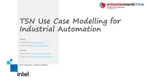 2备用-12516-ewC2023_TSN Use Case Modelling for Industrial Automation