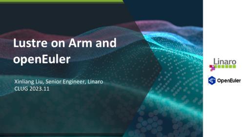 刘新良-Lustre on Arm and openEuler