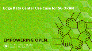 Edge data center use case for 5G ORAN