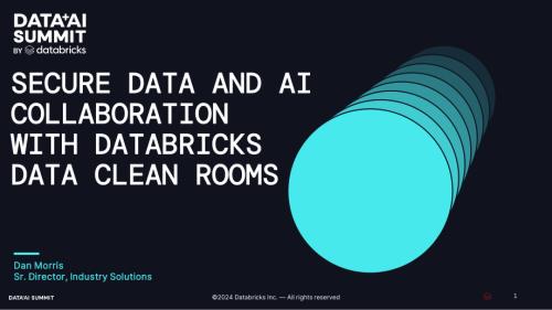 与 Databricks Clean Room 进行安全数据和 AI 协作