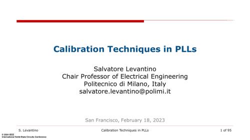 T5 - Calibration Techniques in PLLs