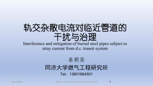 06轨交杂散电流对临近管道的干扰与治理-20231123.pdfx